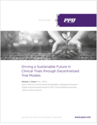 Driving a Sustainable Future in Clinical Trials through Decentralized Trial Models