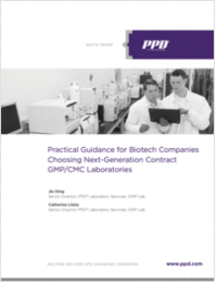 Guidance for Biotech Companies Choosing Next-Generation Contract GMP/CMC Laboratories