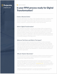 Is your PPM process ready for Digital Transformation?
