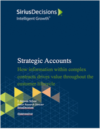 Strategic Accounts:  How information within complex contracts drives value throughout the customer lifecycle