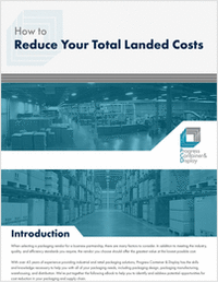 How to Reduce Your Total Landed Costs