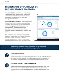 The Benefits of PLM Built on the Salesforce Platform
