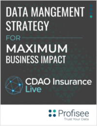 2021 CDAO Insurance Live: Maximize the Business Impact of Your Data and Analytics Strategy