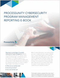 ProcessUnity Cybersecurity Program Management Reporting E-Book