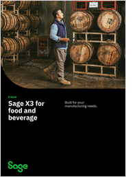 Sage X3 for Food and Beverage Manufacturing