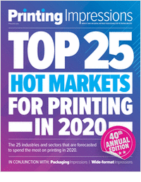 The Top 25 Hot Markets for Printing in 2020