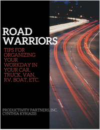 Road Warriors - Tips for Organizing Your Workday in Your Car, Truck, Van, RV, Boat, Etc.