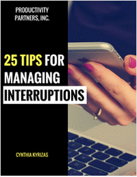 25 Tips for Managing Interruptions