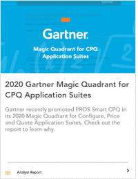 Gartner Magic Quadrant for CPQ Application Suites