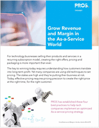 Grow Revenue and Margin in the As-A-Service World