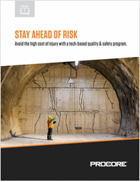 Stay Ahead of Risk and Avoid Construction Disasters