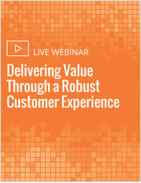 Delivering Value Through a Robust Customer Experience