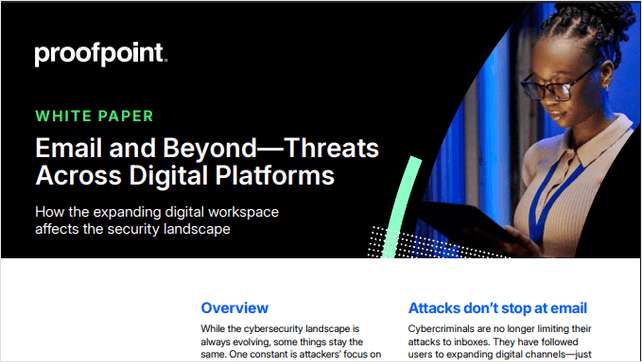 White Paper Email and Beyond-Threats Across Digital Platforms