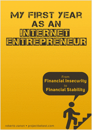 My First Year as an Internet Entrepreneur