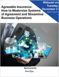 Agreeable Insurance: How to Modernize Systems of Agreement and Streamline Business Operations