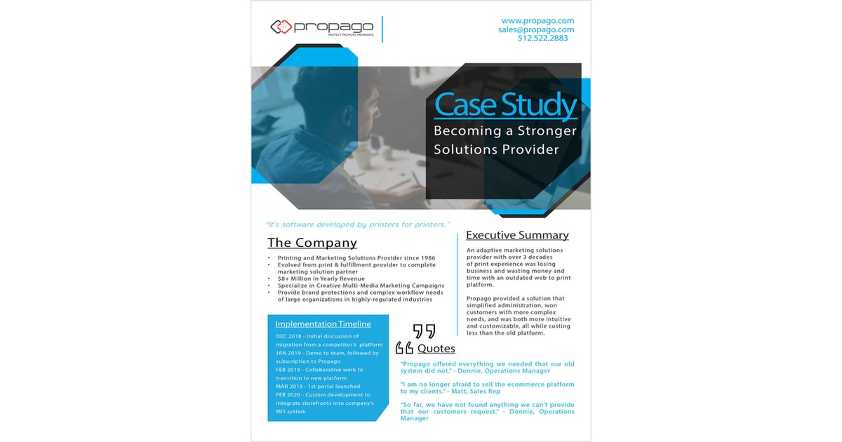 Case Study: Marketing Solution Provider