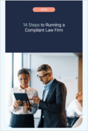 14 Steps to Running a Compliant Law Firm