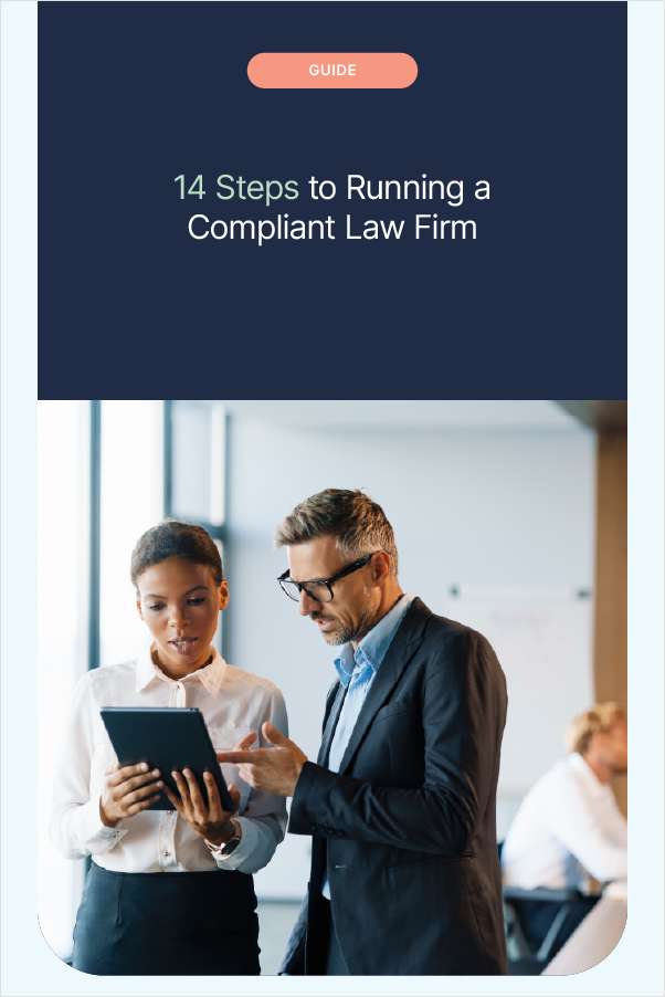 14 Steps to Running a Compliant Law Firm