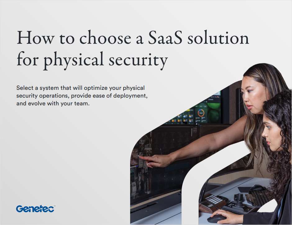 How to choose a SaaS solution for physical security