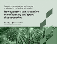Regulation and Tech Transfer: Streamline CGT Speed to Market