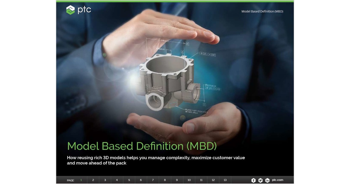 Model Based Definition (MBD), Free and PTC eBook
