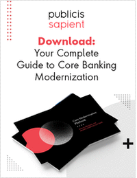 Human-Led, AI-Powered Core Modernization for Banking with Sapient Slingshot