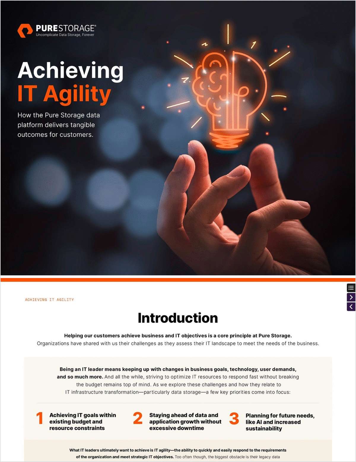 Achieving IT Agility: Guide to a Modern Data Platform