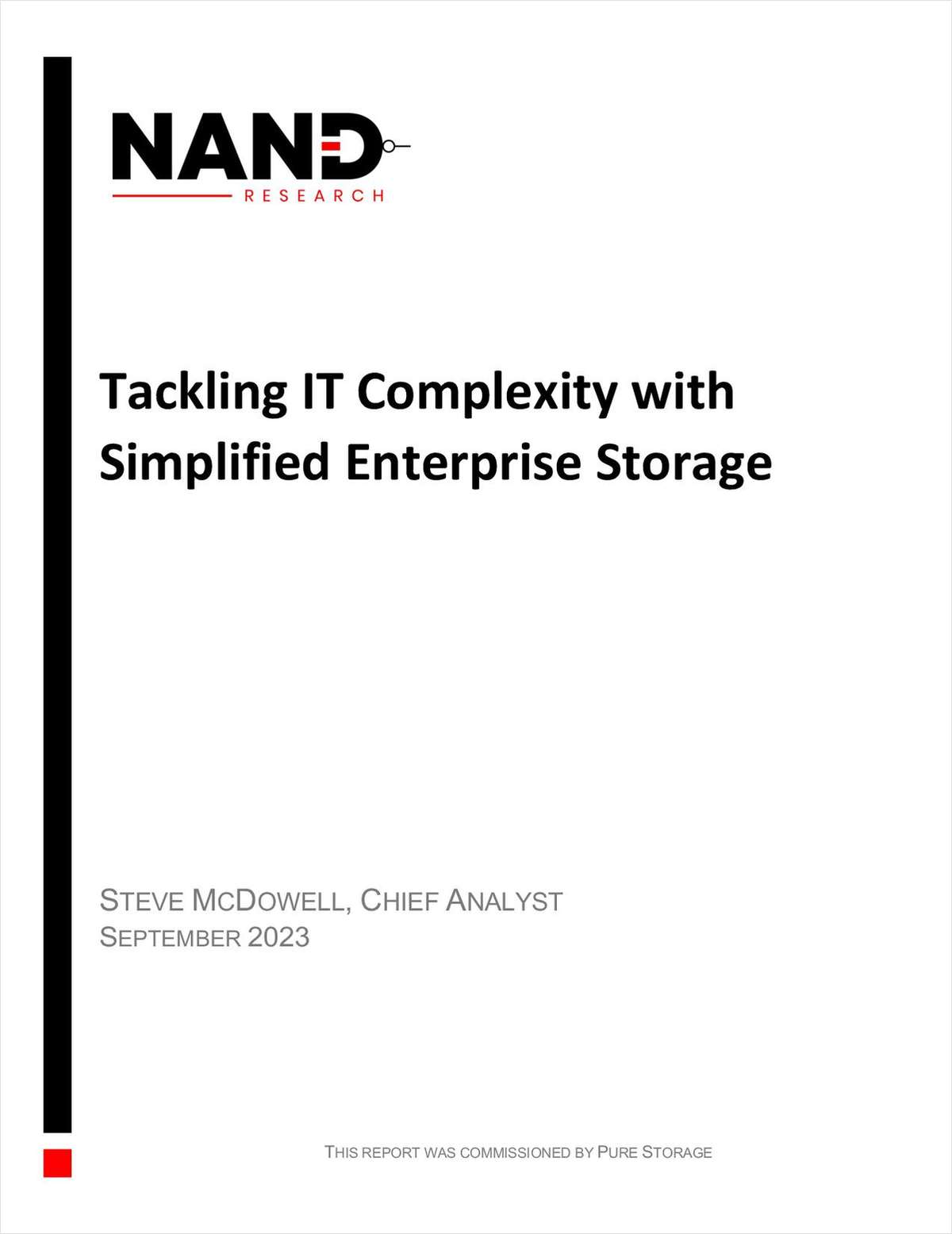 Tackling IT Complexity with Simplified Enterprise Storage