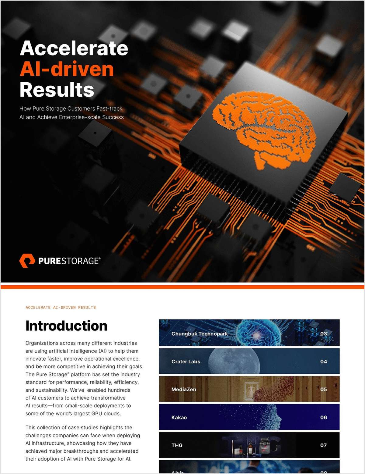 Accelerate AI-driven Results with the Pure Storage platform