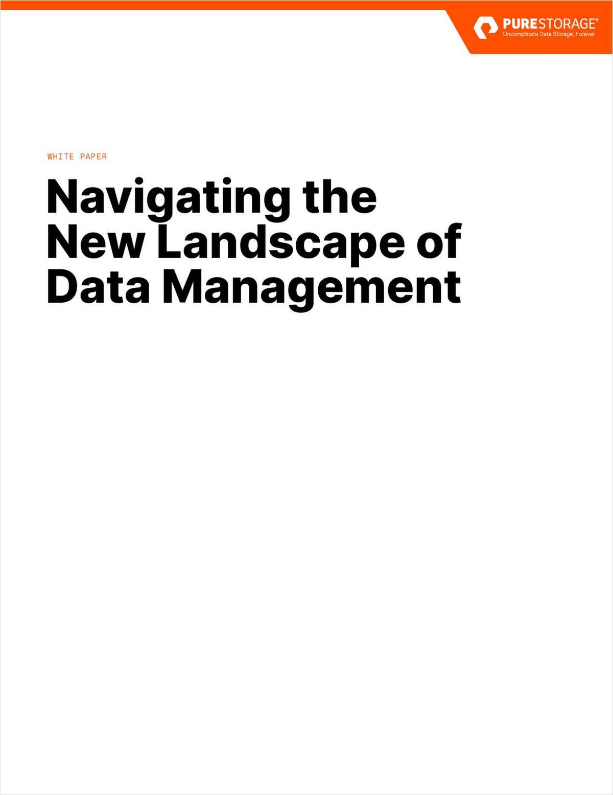 Navigating the New Landscape of Data Management