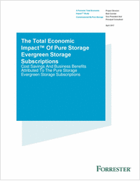 Forrester Total Economic Impact™ Evergreen Storage Subscriptions