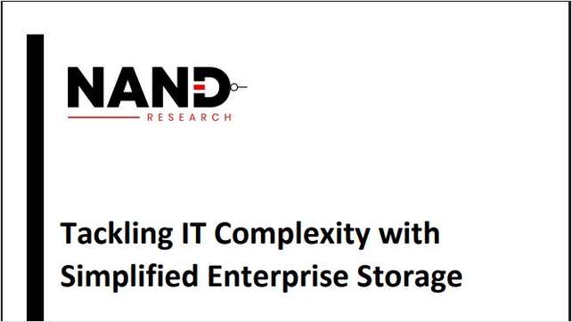 Tackling IT Complexity with Simplified Enterprise Storage