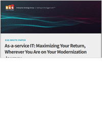 As-a-service IT: Maximizing Your Return, Wherever You Are on Your Modernization Journey
