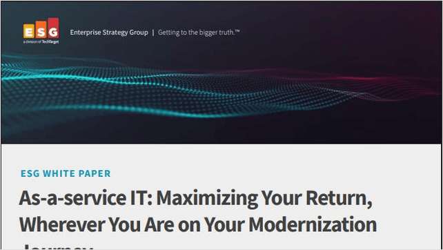 As-a-service IT: Maximizing Your Return, Wherever You Are on Your Modernization Journey