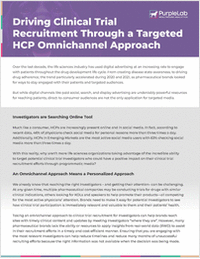 Driving Clinical Trial Recruitment Through a Targeted HCP Omnichannel Approach