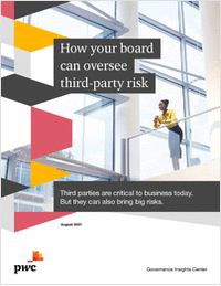 How your board can oversee third-party risk