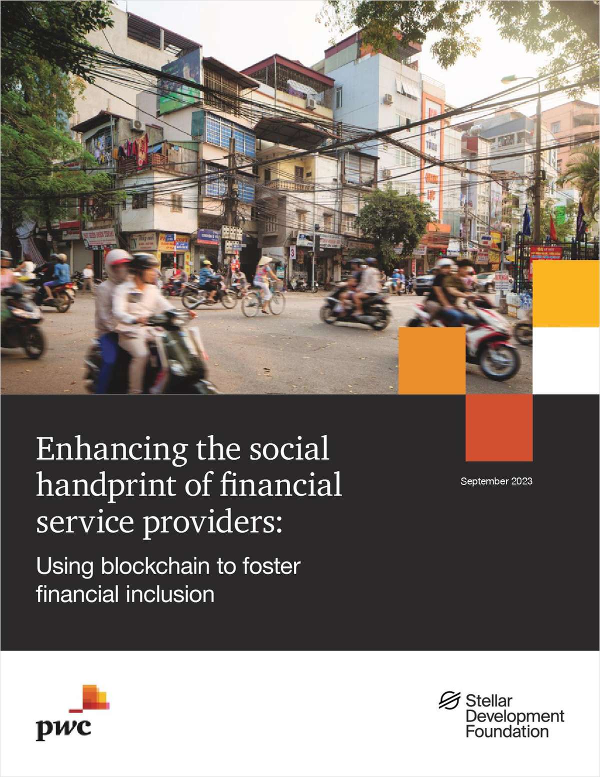 Enhancing the social handprint of financial service providers: Using blockchain to foster financial inclusion