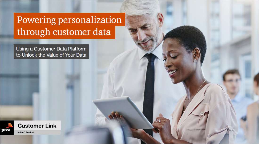 Powering personalization through customer data