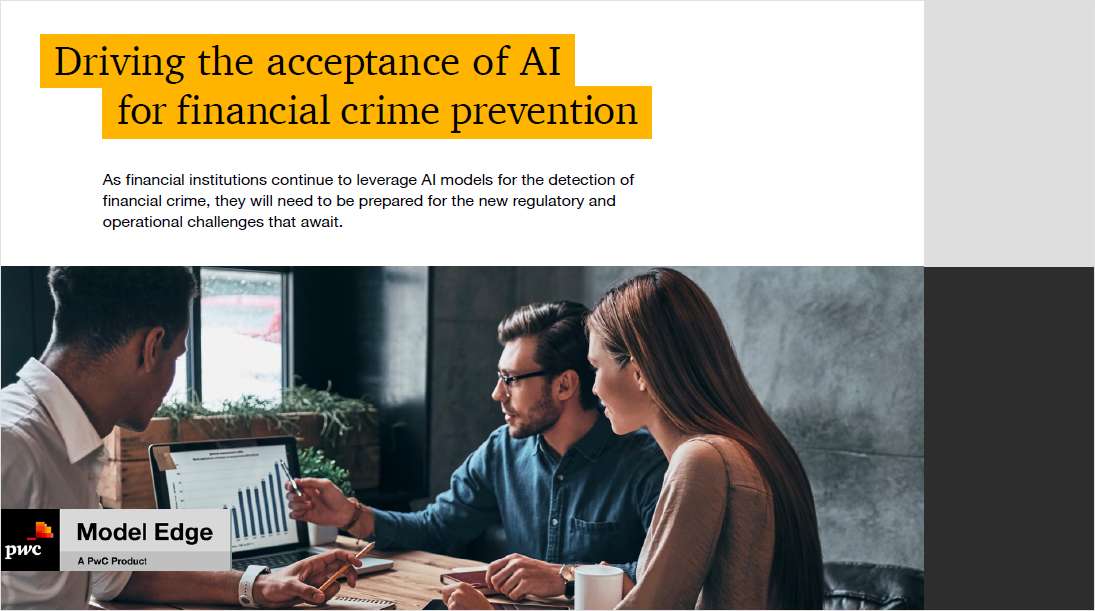 Driving the acceptance of AI for financial crime prevention