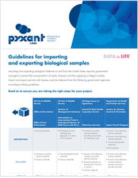 Guidelines for Importing and Exporting Biological Samples