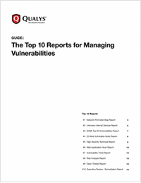 The Top 10 Reports for Managing Vulnerabilities
