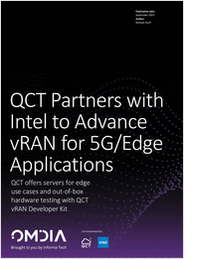 QCT Partners with Intel to Advance vRAN for 5G Edge Applications