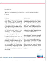Methods and Challenges of Variant Annotation in Hereditary Cancer