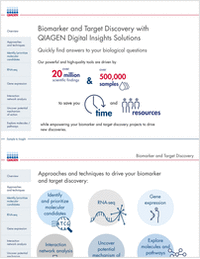 Biomarker and Target Discovery with Qiagen Digital Insights Solutions