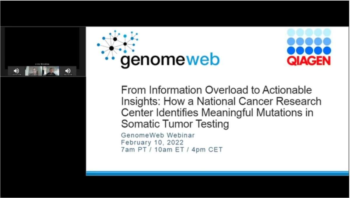 From Information Overload to Actionable Insights: How a National Cancer Research Center Identifies Meaningful Mutations in Somatic Tumor Testing