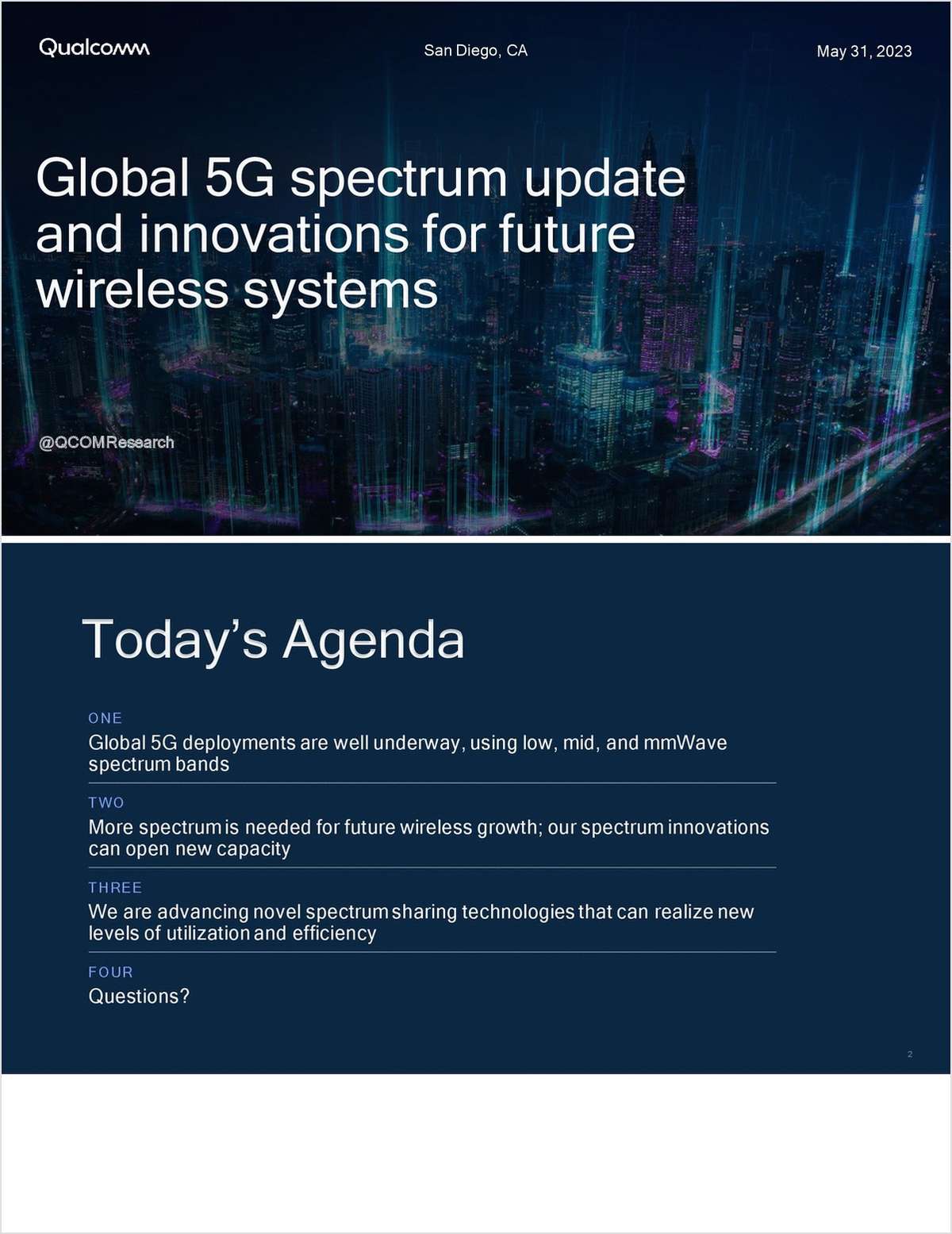Unlocking spectrum innovations for 5G Advanced and 6G to support future wireless growth