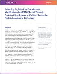 Detecting Arginine Post-Translational Modifications in p38MAPKα and Vimentin Proteins Using Quantum-Si's Next-Generation Protein Sequencing Technology
