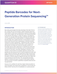 Peptide Barcodes for Next-Generation Protein Sequencing