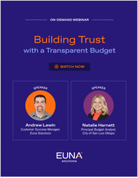 Building Trust with a Transparent Budget