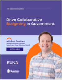Drive Collaborative Budgeting in Government